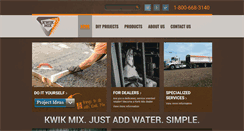 Desktop Screenshot of kwikmix.com