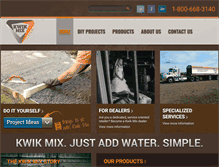 Tablet Screenshot of kwikmix.com